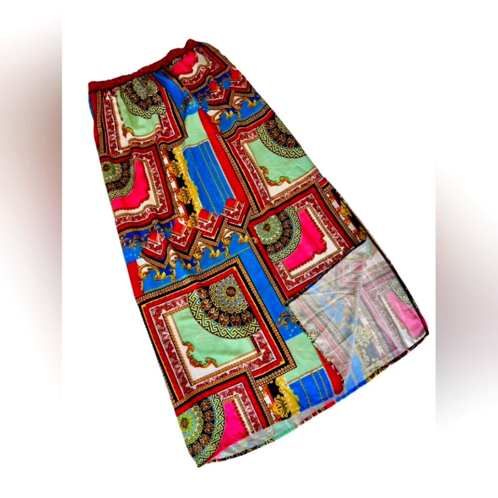 Silky Skirt Multiprint Design - image 1